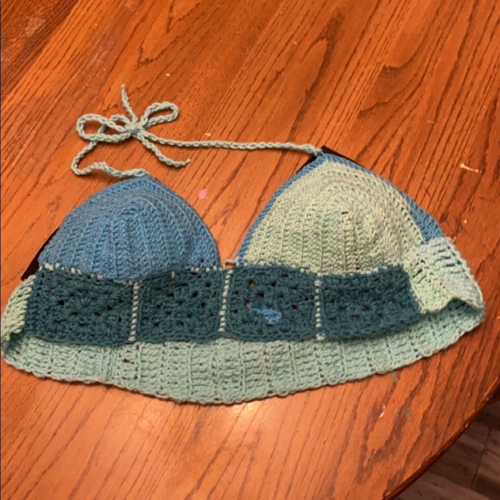 Hand made crochet crop top